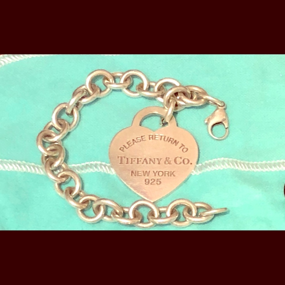 Tiffany & Co. XL RTT Heart on bracelet